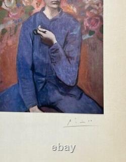Pablo Picasso Print Boy with a Pipe, 1905 Hand Signed & COA