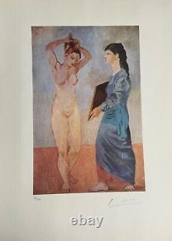 Pablo Picasso Print, La Toilette, 1906 Original Hand Signed & COA