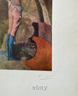 Pablo Picasso Print, The Actor, 1904 Hand Signed & COA