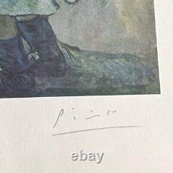 Pablo Picasso Print The Gourmet, 1901 Original Hand Signed & COA