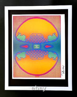 Peter Max + Beautiful + Signed Pop Art Print + New Frame