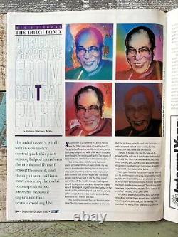 Peter Max RARE New Life Magazine cover signed Dalai Lama Guru Beatles Pop Art