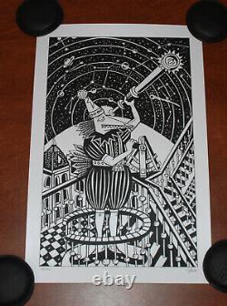 Phish Jim Pollock NEO Line Art Print S/# 375/950 Serigraph Like Astron Poster