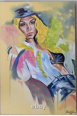 Pop/pulp Art Oil/canvas Young Soulful Woman Females