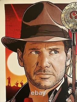 Raiders Of The Lost Ark Movie Poster Indiana Jones Art Print sdcc nycc vtg mondo