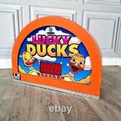 Retro Lucky Ducks Light Fairground Arcade Sign Memorabilia Man Cave Pop Art