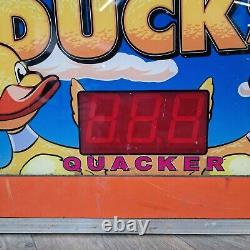 Retro Lucky Ducks Light Fairground Arcade Sign Memorabilia Man Cave Pop Art