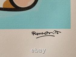 Romero Britto Happy boy Lithograph Pop Art Sheet Only Signed COA ED80
