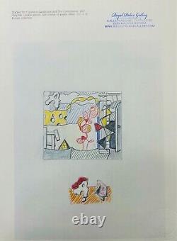 Roy Lichtenstein Go for Baroque, Hand Signed Print with COA