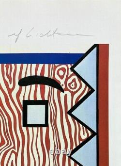 Roy Lichtenstein Head with Braids, Hand Signed Pop Art Print & COA