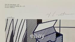 Roy Lichtenstein, Original Hand-signed Lithograph with COA & Appraisal of $3,500