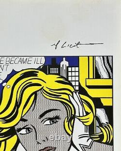 Roy Lichtenstein Signed Offset Lithograph, M-Maybe, 1965, Print, Pop Art