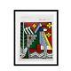 Roy Lichtenstein Signed Print, Two Figures With Teepee, 1979, Print, Pop Art