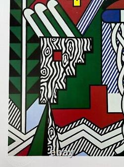 Roy Lichtenstein Signed Print, Two Figures with Teepee, 1979, Print, Pop Art
