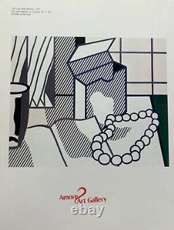 Roy Lichtenstein Signed, Still life with table lamp, 1976, Print, Pop Art