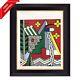 Roy Lichtenstein Two Figures With Teepee Original Hand Signed Print With Coa