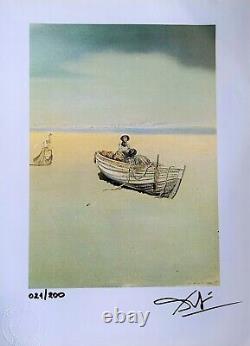 Salvador Dali Print Paranoic Astral Image, Hand Signed & COA
