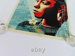 Shepard Fairey Obey Eyes On The King Verdict 18x24 Screen Print Art Poster
