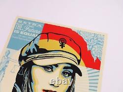 Shepard Fairey Obey The Future is Equal Art Screen Print Poster #/600 Rare Woman