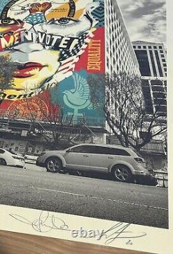 Shepard Fairey & Sandra Chevrier signed & numbered (AP) print Obey LAST ONES