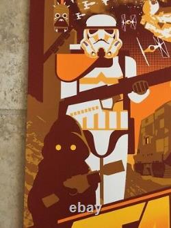 Star Wars A New Hope Movie Poster art print 36/250 Obi-Wan Kenobi mondo Sdcc