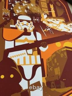 Star Wars A New Hope Movie Poster art print 36/250 Obi-Wan Kenobi mondo Sdcc