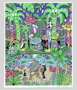 Steven Harrington STAY MELLO Screenprint Signed & Numbered Timed Edition