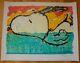 Tom Everhart Bora Bora Boogie Oogie S/n Peanuts Lithograph With A Coa