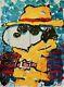 Tom Everhart Undercover In Beverly Hills Snoopy Lithograph S/n With Coa