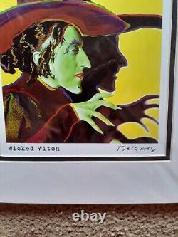 WICKED WITCH by Nelson De La Nuez SIGNED AND MATTED MINT RARE! Pop Art Print
